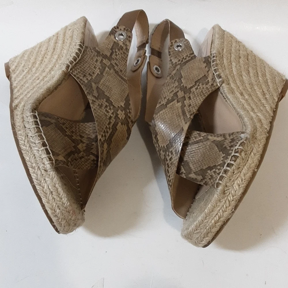 Dolce vita saundra women wedge espadrille sandals in size 8 casual party y2k